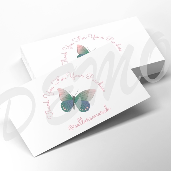 Thank You Card With Personalization - Picture 2 of 4